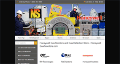 Desktop Screenshot of honeywellgasmonitors.com